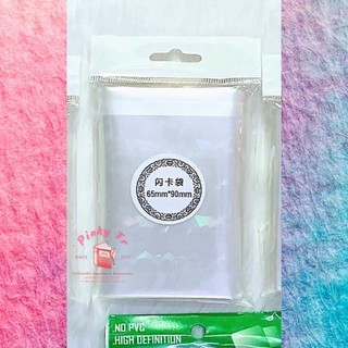 [DÀY] Bọc Sleeves Card Hologram/Foil Khối Giác Standard Size 65x90mm - hãng MeeT của Trung (Có Phần Seal Dán)