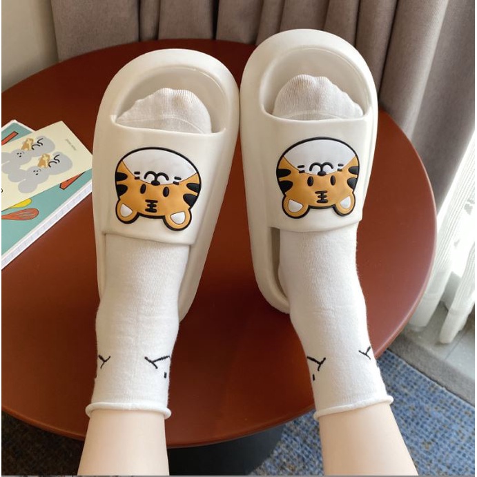 Dép bánh mì chao nam nữ Dép nữ đi trong nhà quai ngang siêu êm chân