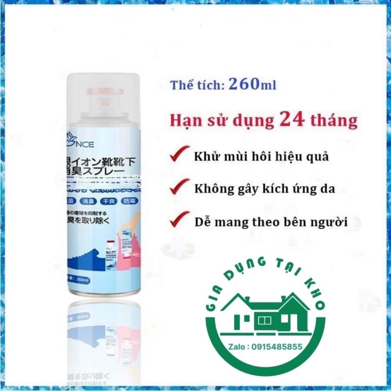 CHAI XỊT KHỬ MÙI HÔI GIÀY NHẬT OEM CỰC HÓT CHO HÈ 2022
