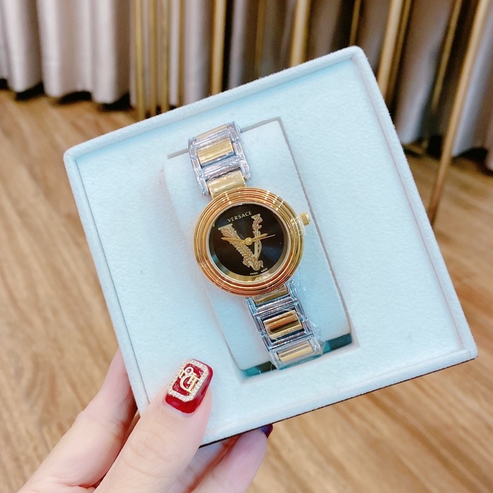 đồng hồ đeo tay nữ Versace dây thép không gỉ hàng đẹp thời trang cao cấp chống  nước bảo hành 12 tháng - DH17 | BigBuy360 - bigbuy360.vn