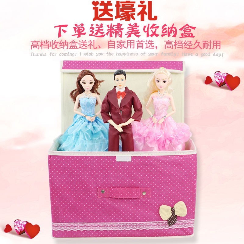 > Bộ búp bê Barbie lớn lên, hộp quà ngoại cỡ, cô gái trong lâu đài biệt thự hóa trang, chơi nhà đồ trẻ em