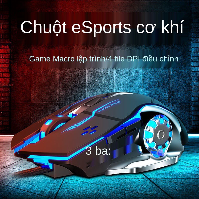 Bộ bàn phím chuột chơi game AULA / Tarantula F3010 Manipulator và có dây phát sáng đầy màu sắc <