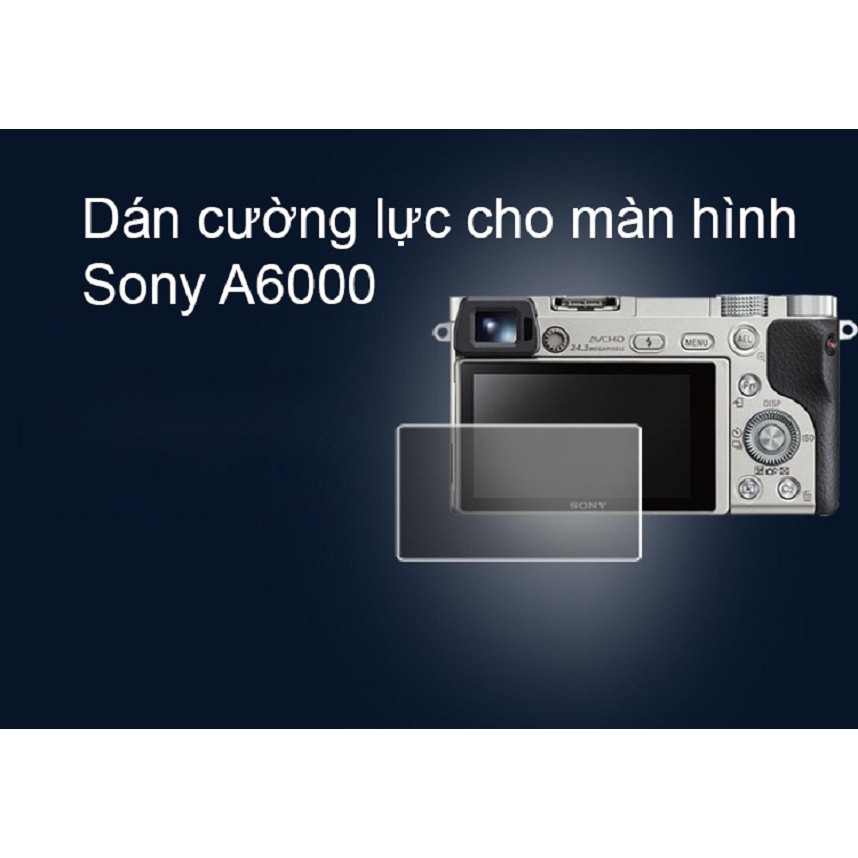 Miếng dán cường lực màn hình cho máy ảnh sony A5000/A6000/A6300/A6400