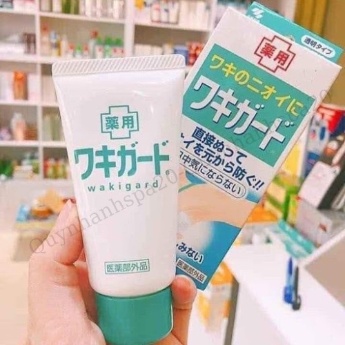 Lăn Khử Mùi hôi nách , dạng gel 50g nhỏ gọn , Nhật Bản wakigard quynhanhspa20