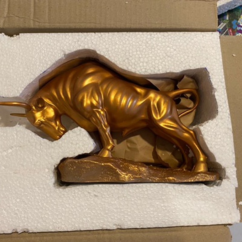 TƯỢNG TRÂU VÀNG, BÒ TÓT TRANG TRÍ BÀN LÀM VIỆC