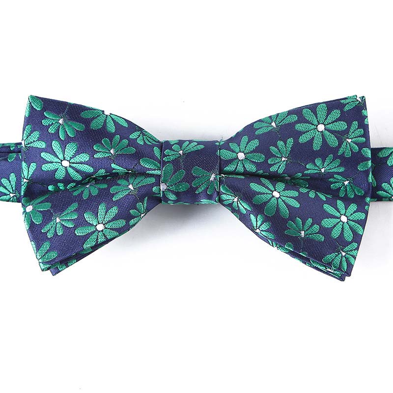 Nơ Bướm Hoa Cài Cổ Áo Cho Chú Rể 12CM * 6CM