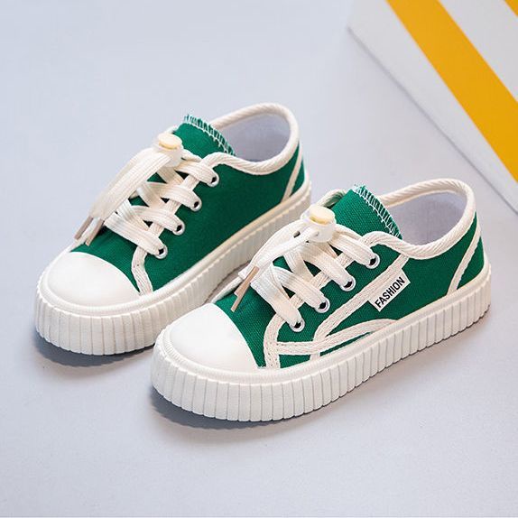 Giày Thể Thao Trượt Ván Vải canvas Thời Trang Xuân Thu 2022 Mới Cho Bé Gái