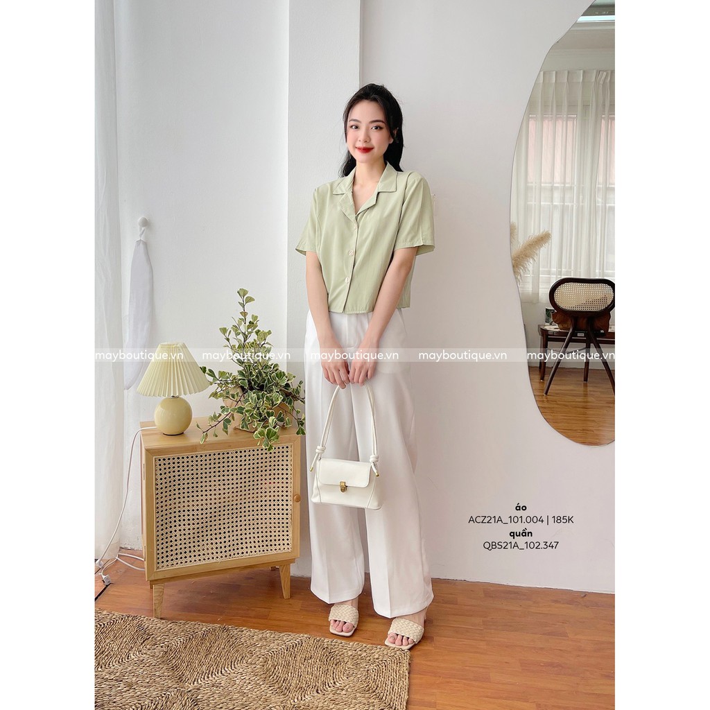 Áo croptop cổ pijama #6038 - ACZ21A_101.004 | BigBuy360 - bigbuy360.vn