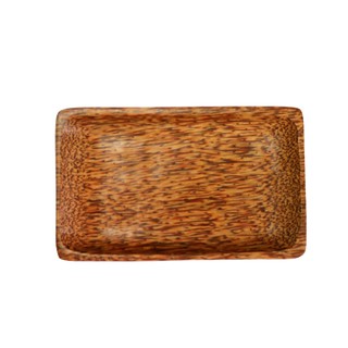 Đĩa gỗ dừa hình chữ nhật