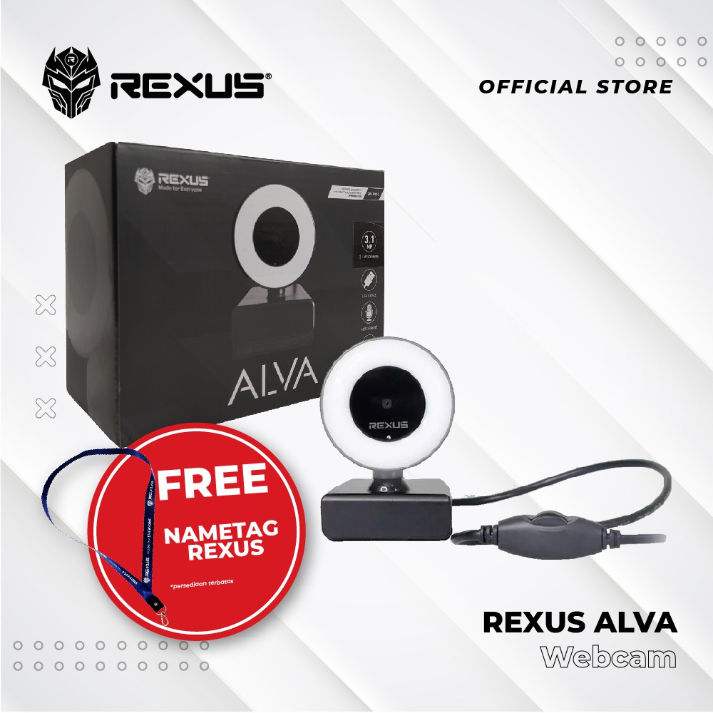 Webcam Alva Sw Rx02 / Sw-Rx02 2k, 3.1mp Kèm Vòng Đệm Cho Máy Ảnh