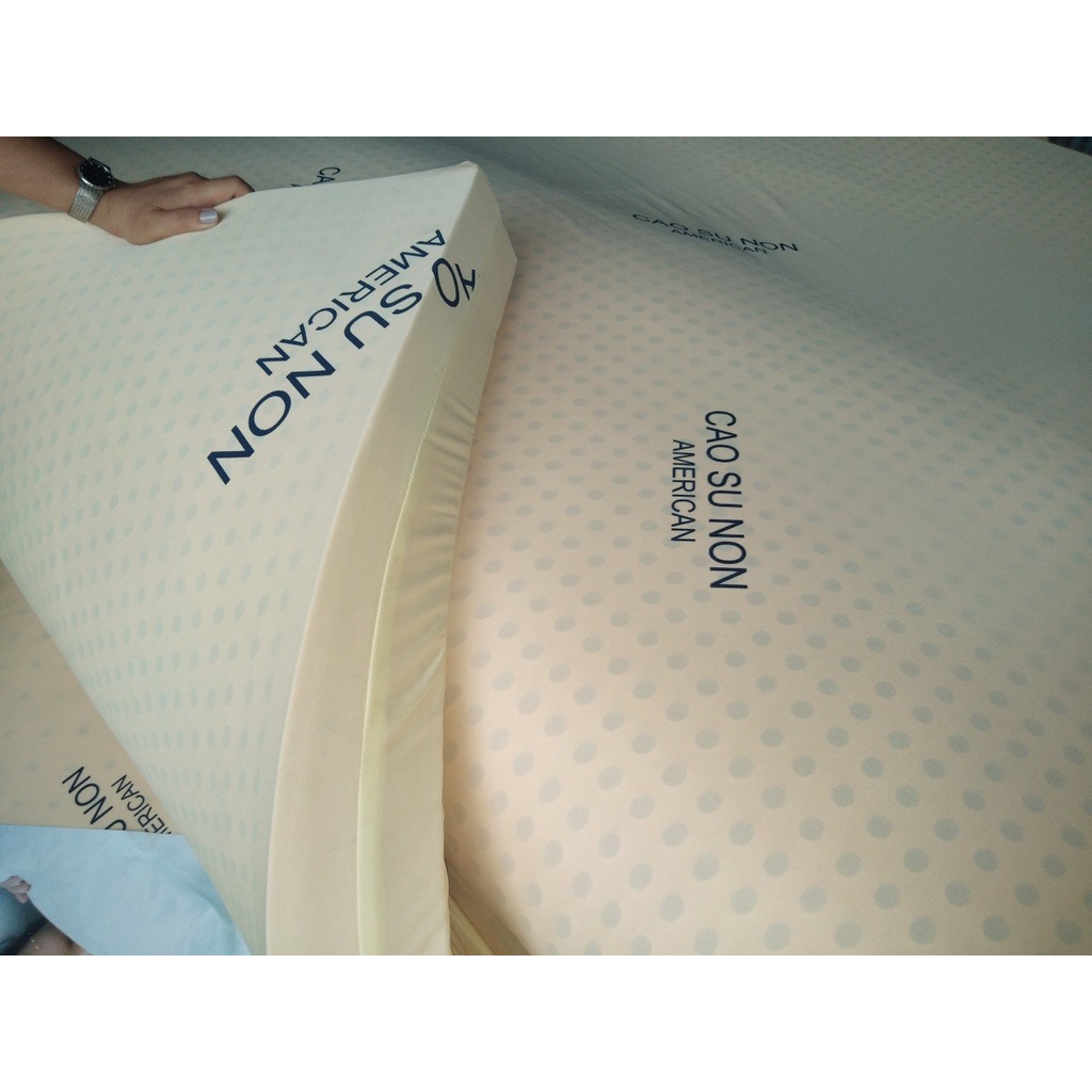 Nệm cao su non American đủ kích thước từ 1m đến 1m8 dày 10cm