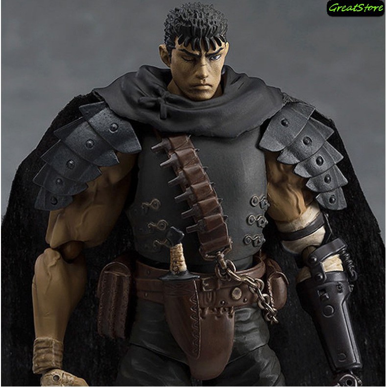 ( HÀNG CÓ SẴN ) MÔ HÌNH NHÂN VẬT Berserk: Guts Black Swordsman Ver  FIGMA 359 CỬ ĐỘNG ĐƯỢC