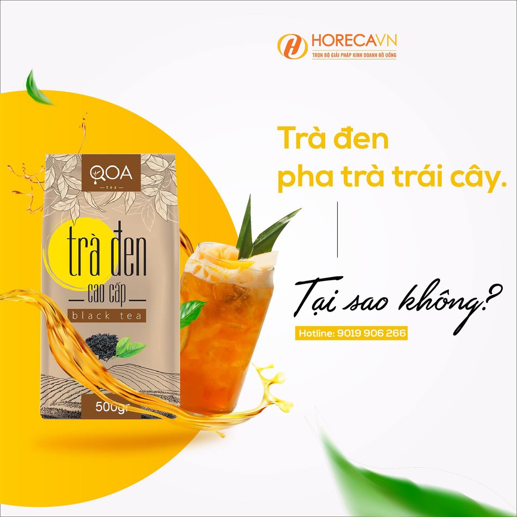 Trà Đen/ Hồng Trà Đặc Biệt QOA 500gr - Nguyên liệu pha Trà Sữa [CHÍNH HÃNG]