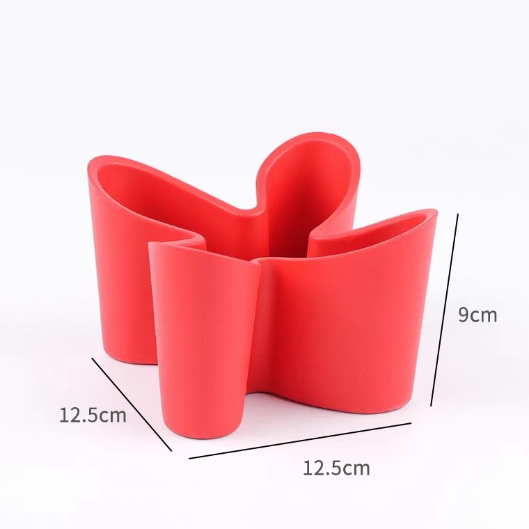 Hộp Đựng Đồ 4 Ngăn Bằng Nhựa Chống Trượt Tiện Dụng