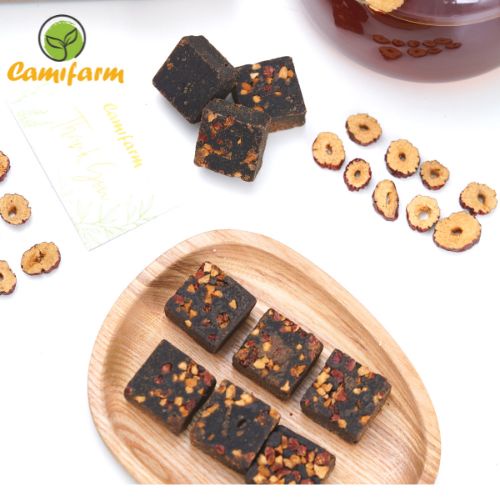Trà táo đỏ đường nâu Camifarm Hộp 30 viên dưỡng sức, hỗ trợ giảm cân, làm đẹp da......