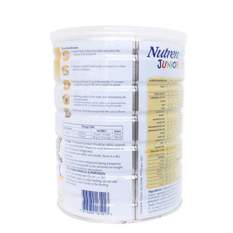 Sữa dành cho trẻ em Nutren Junior (3 hộp)