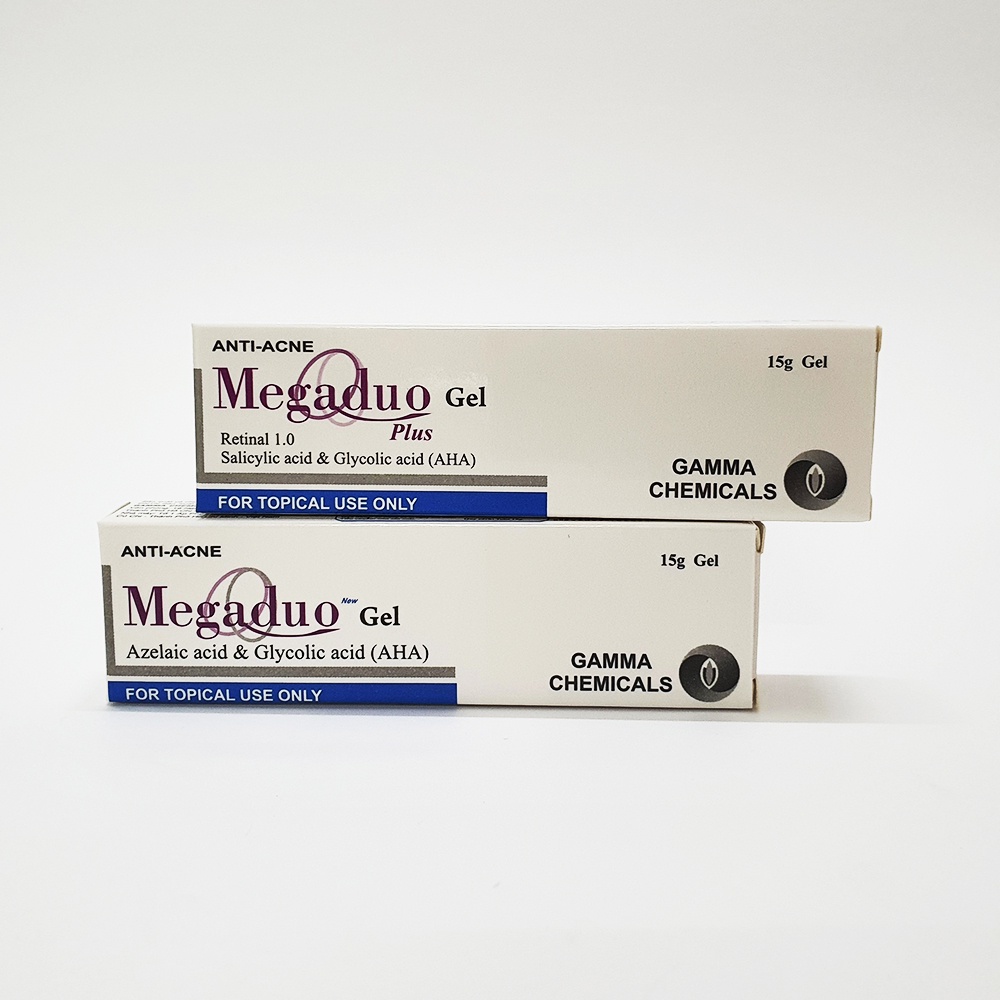 MEGADUO Gel 15g - bản thường AHA và Plus Retinal 1.0 gel thoa mụn &amp; thâm