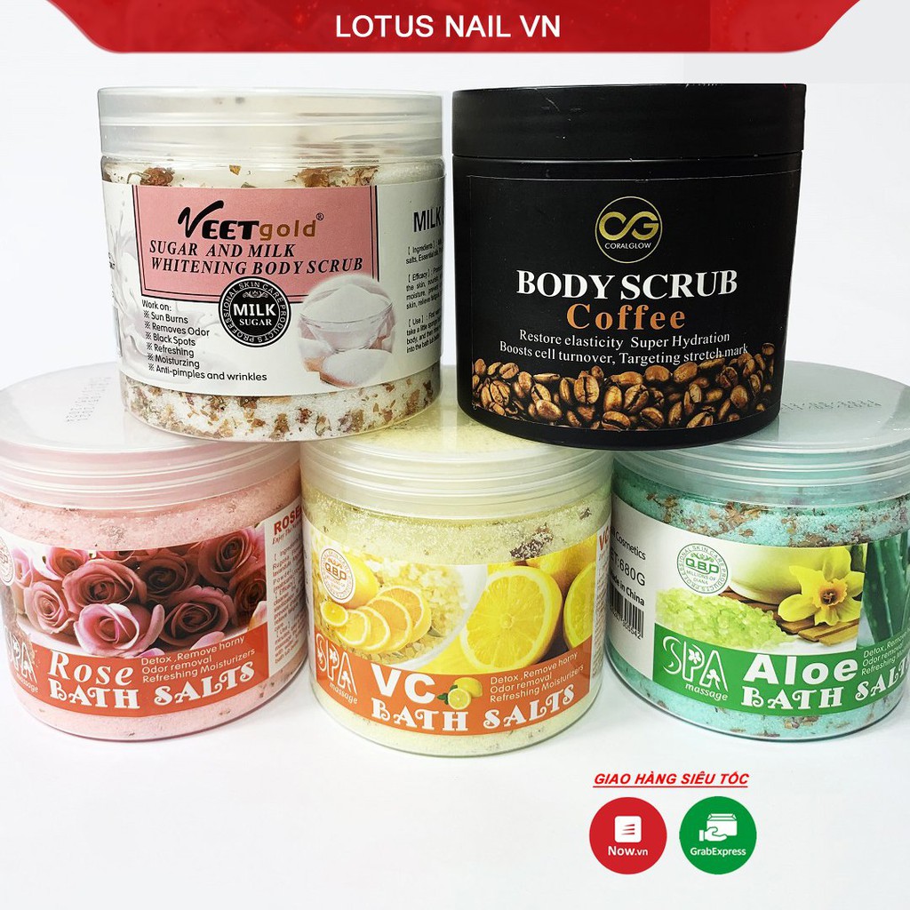 Muối tắm thảo dược tẩy tế bào chết toàn thân Spa Bath Salts