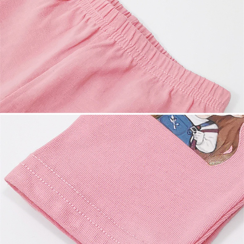 Quần Legging Cotton Màu Sắc Xinh Xắn Cho Bé Gái 100-160cm