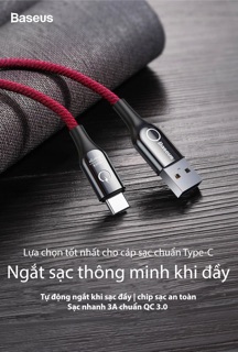 Cáp sạc Baseus chuẩn USB type-C