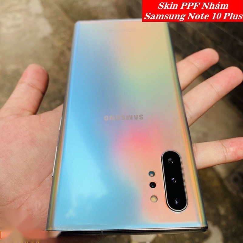 DÁN DẺO PPF GALAXY NOTE 10/ NOTE 10 PLUS TRONG/ NHÁM,  HÀNG PPF XỊN CHẤT LƯỢNG ĐỘ ĐÀN HỒI CAO, DỄ DÁN