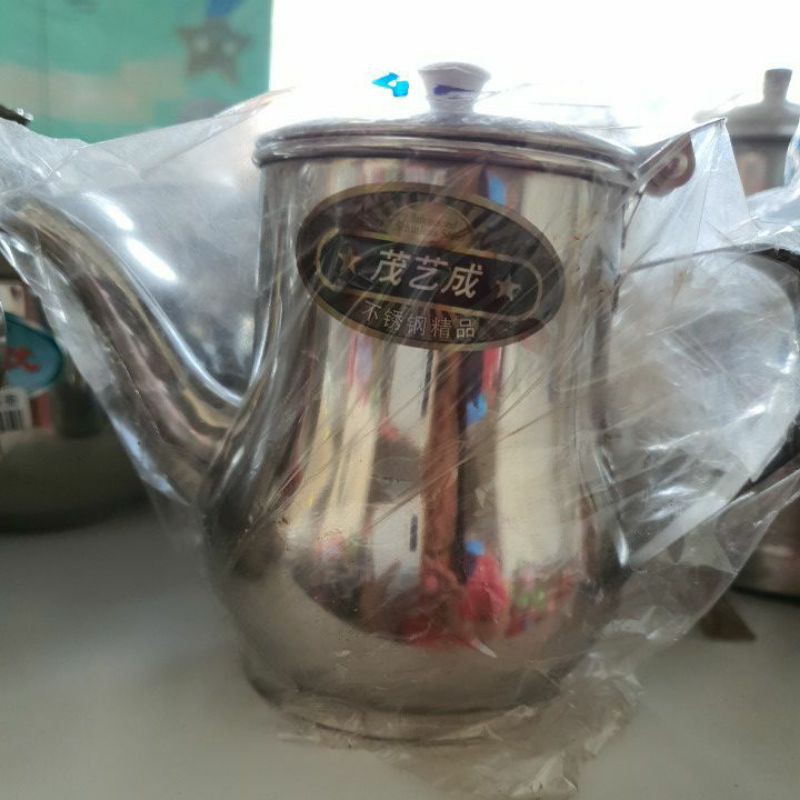 Ấm/Bình trà eo inox 18cm
