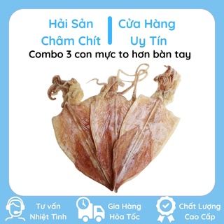 Combo 3 con mực khô to hơn bàn tay thơm ngon