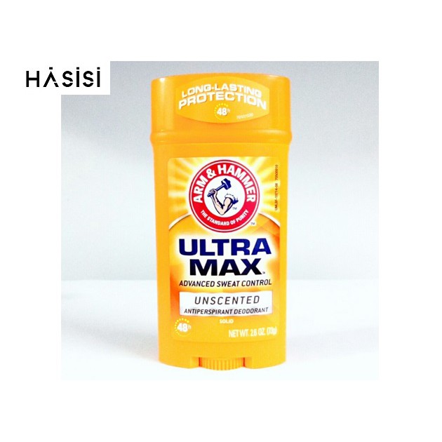 LĂN KHỬ MÙI ULTRA MAX - Unscented Antiperspirant Deodorant 73g (NAM )