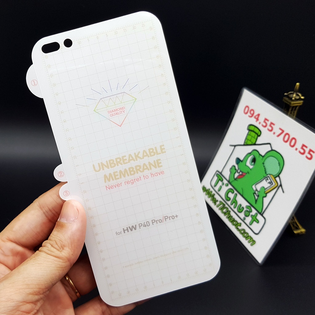 [Mặt Trước] Dán CL Dẻo PPF Huawei P40 PRO/ P40 PRO PLUS Cường Lực Chống Vân Tay