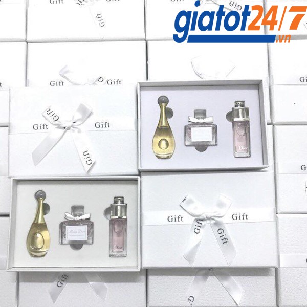 Gift-set Nước Hoa Dior 3 Chai Everlasting Love [Hộp trắng]