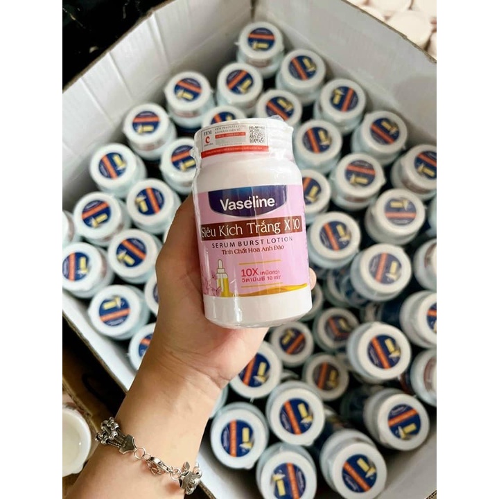 Body Siêu Kích Trắng Vaseline 250g