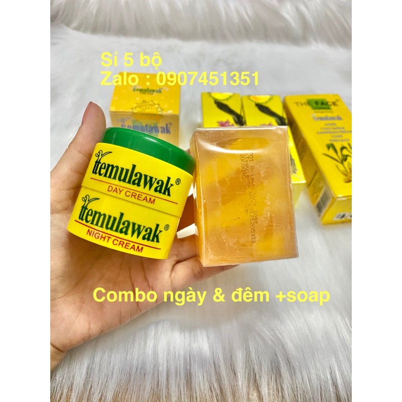 Kem Temulawak .ngày & đêm+ soap nhập khẩu 💯💯