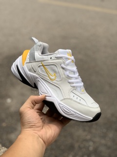 < FLASH SALE > VIDEO + ẢNH THẬT > GIÀY SNEAKER M2k Vàng Trắng