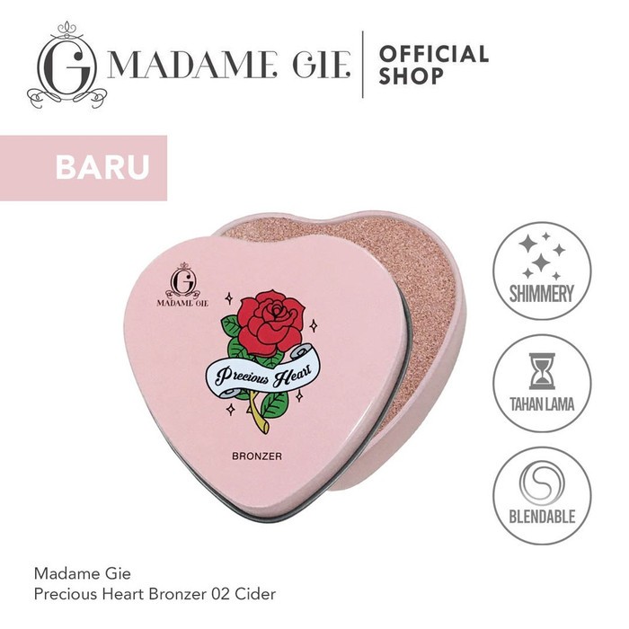 (hàng Mới Về) Phấn Bắt Sáng Madame Gie Thiết Kế Hộp Trái Tim Xinh Xắn | BigBuy360 - bigbuy360.vn