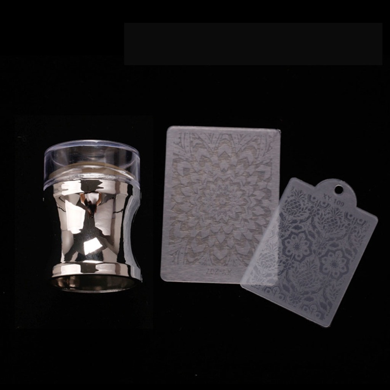 Bộ Dụng Cụ In Hình Móng Tay Nghệ Thuật Với Tay Cầm Bằng Silicone