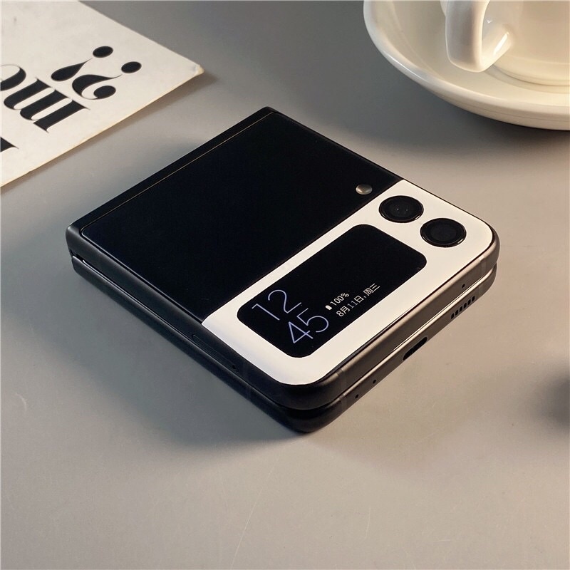 [Sẵn] Set dán decal màu trang trí màn hình ngoài và bản lề điện thoại Samsung Z Flip 3 Flip 4 Flip4 ZFlip4 Flip3 ZFlip3