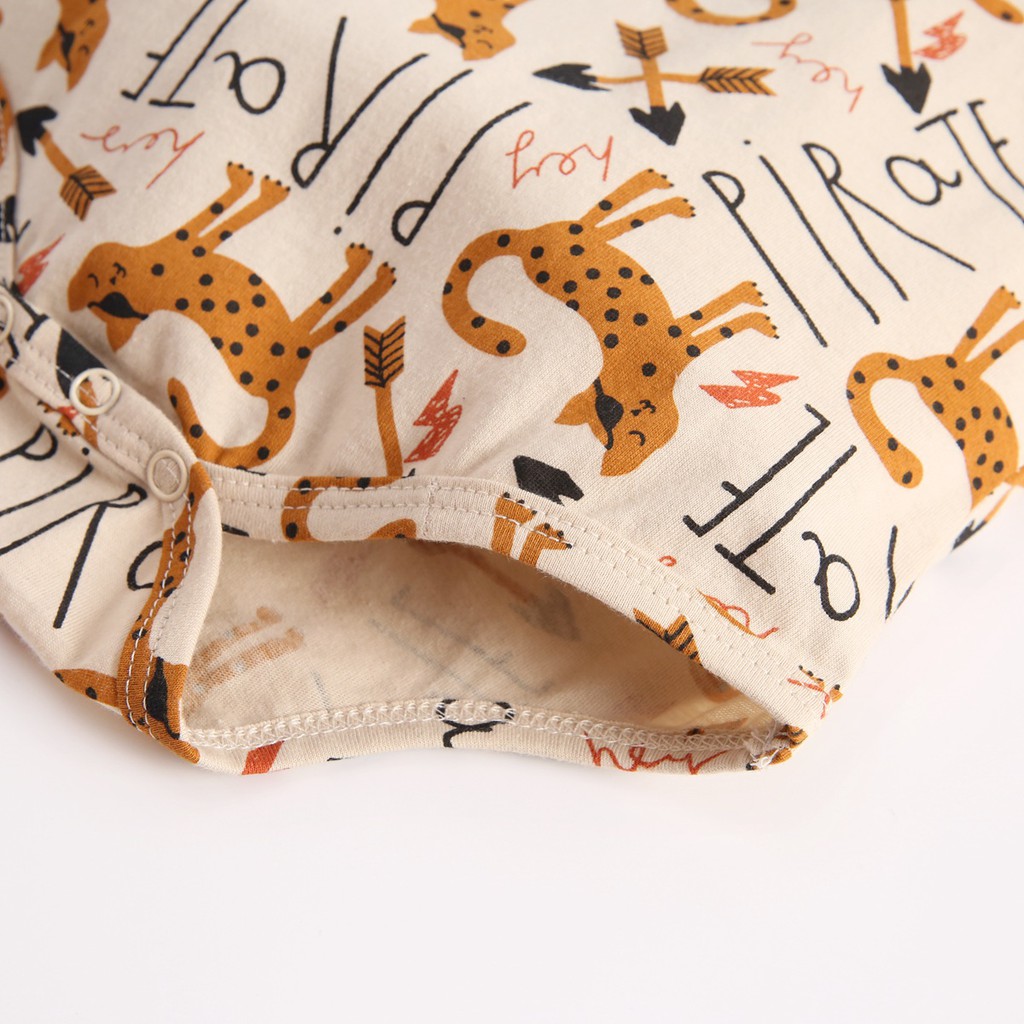 Sanlutoz Bình thường Đã in Dễ thương Áo liền quần Sơ sinh Đứa bé