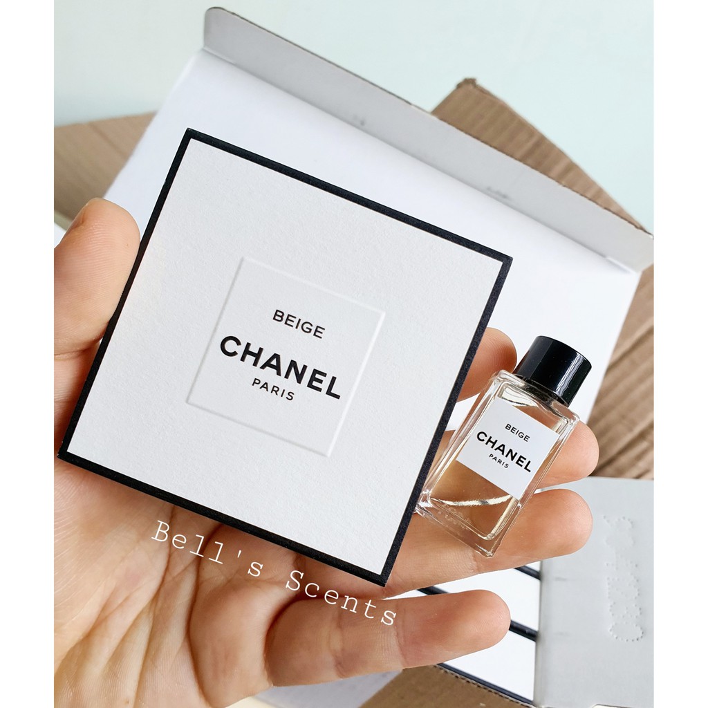 New CHANEL BEIGE 0.12 oz / 4 ml EAU DE PARFUM MINI in Gift Box NEW