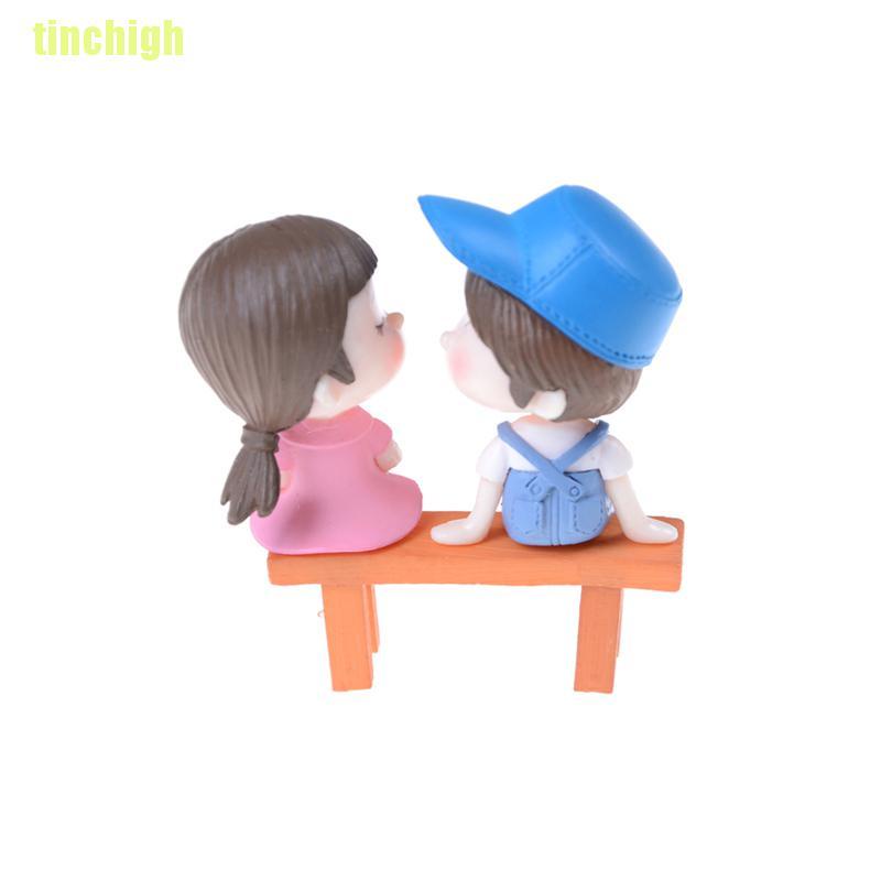 Set 3 Mô Hình Cặp Đôi Mini Trang Trí Tiểu Cảnh / Nhà Búp Bê