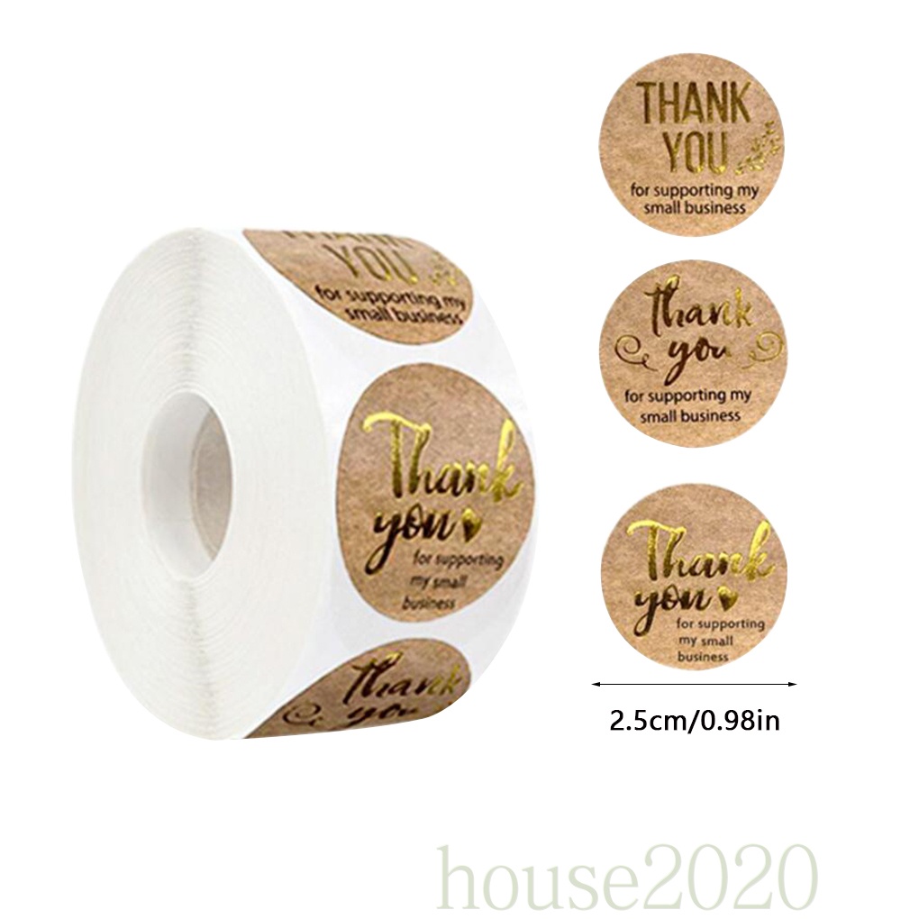 Cuộn 2020 miếng dán giấy kraft trang trí đồ thủ công DIY