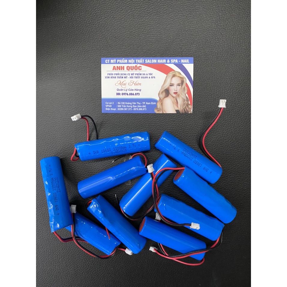 Pin tông đơ cắt tóc đã đấu dây 3.7V-2200mAh