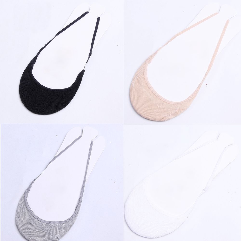 Tất mang giày cao gót màu trơn