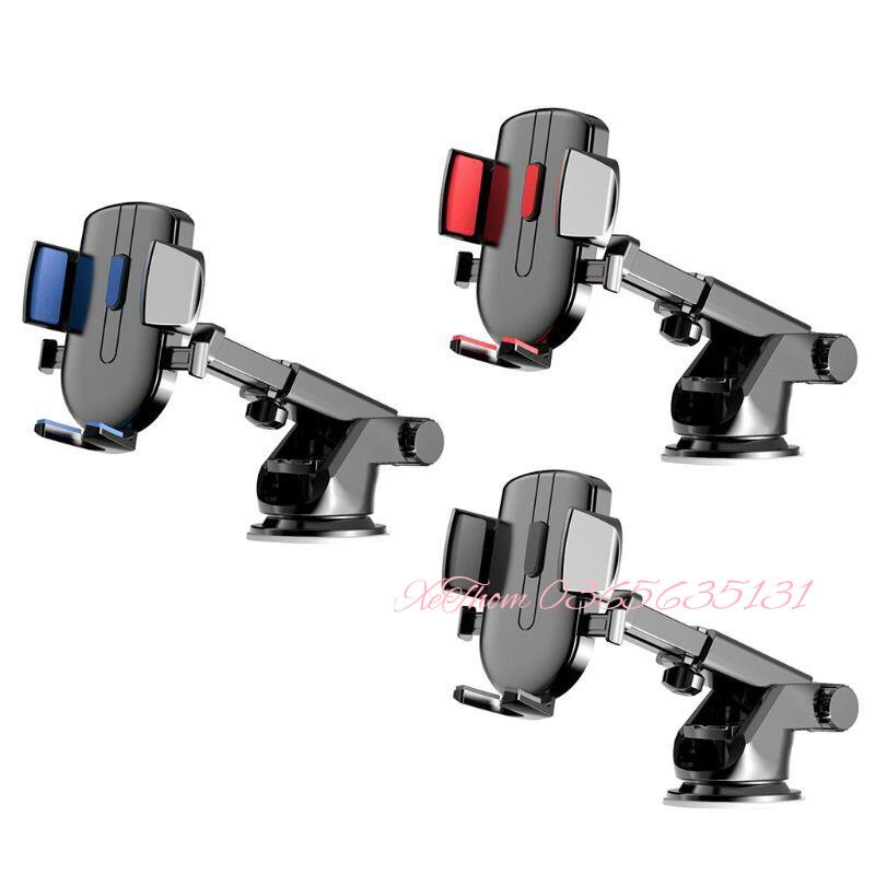Giá đỡ điện thoại ô tô Car phone holder kẹp trên xe hơi xoay 360 độ chống rung treo đa điểm trên taplo, gương chiếu hậu
