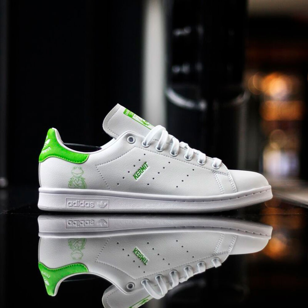 Giày Stan Smith AuthChính Hãng Giày Adidas Stan Smith x The Muppets &quot; Kermit The Frog &quot; [FX5550] - Simple Sneaker