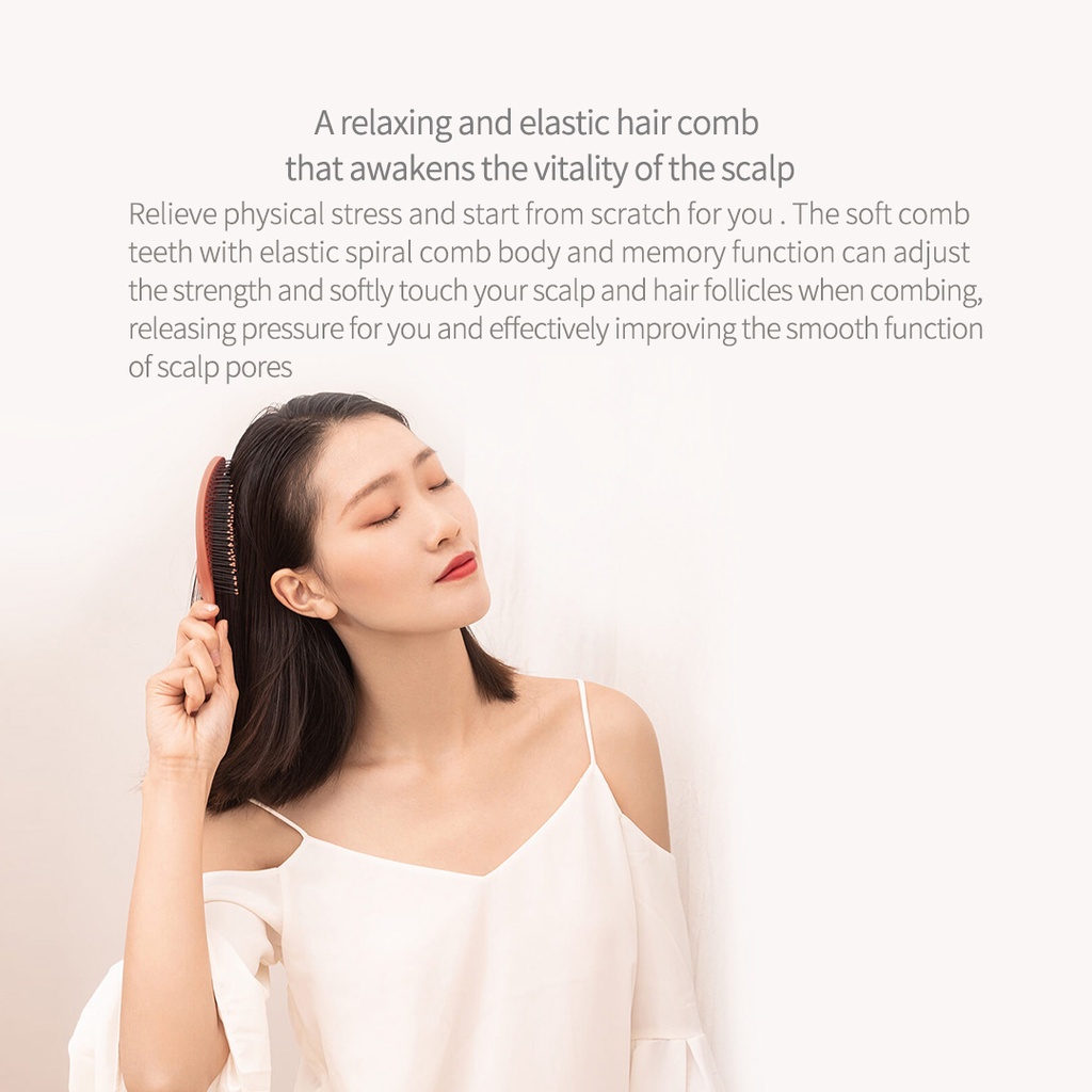 Xiaomi Youpin [Hàng mới về] Lược chải tóc massage da đầu   chất lượng cao tiện dụng