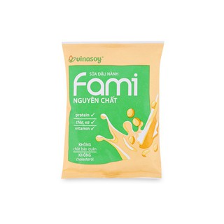Thanh Hóa - Sữa đậu nành Fami bịch nguyên chất 200ml