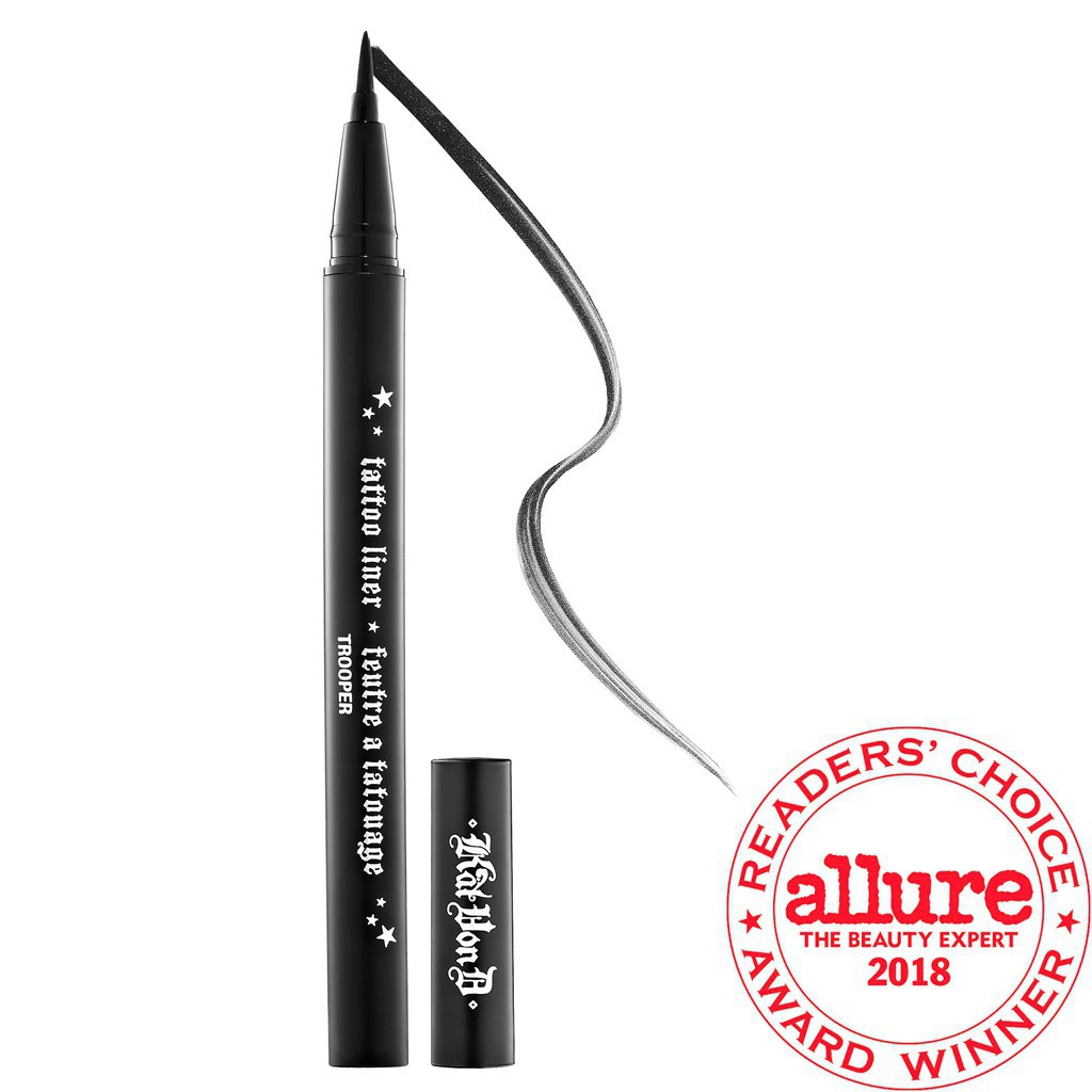 Kẻ Mắt Kat Von D Tattoo Liner Mini - Trooper black 0.2ml | BigBuy360 - bigbuy360.vn