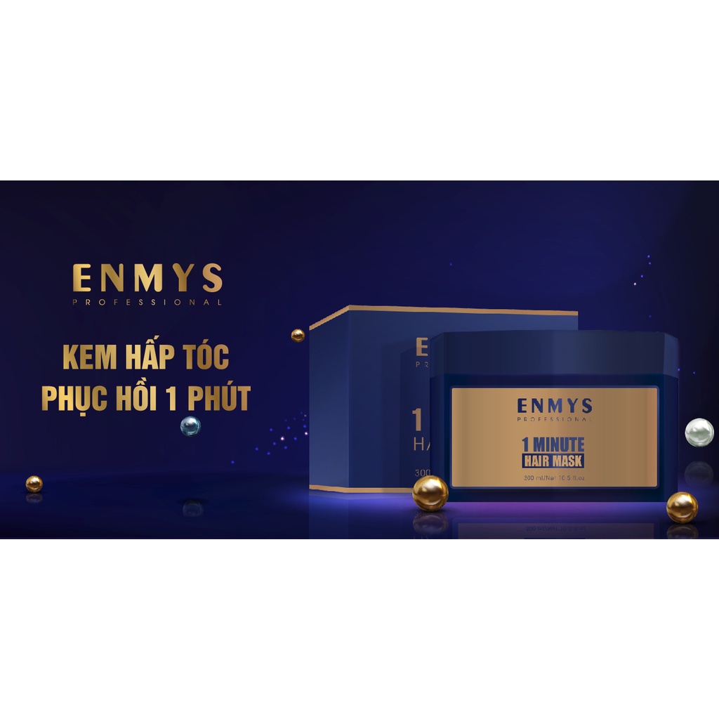 HẤP DẦU, Ủ TÓC 1 PHÚT ENMYS PHỤC HỒI TÓC HƯ TỔN, KHÔ XƠ, HƯƠNG NƯỚC HOA - HÀNG CÔNG TY