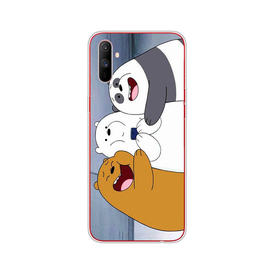 Ốp silicon Mềm In Hình Gấu We Bare Bears Cho Oppo Realme C3 / A1K / A37 / Neo 9 / F1 / A35 / F9 Pro