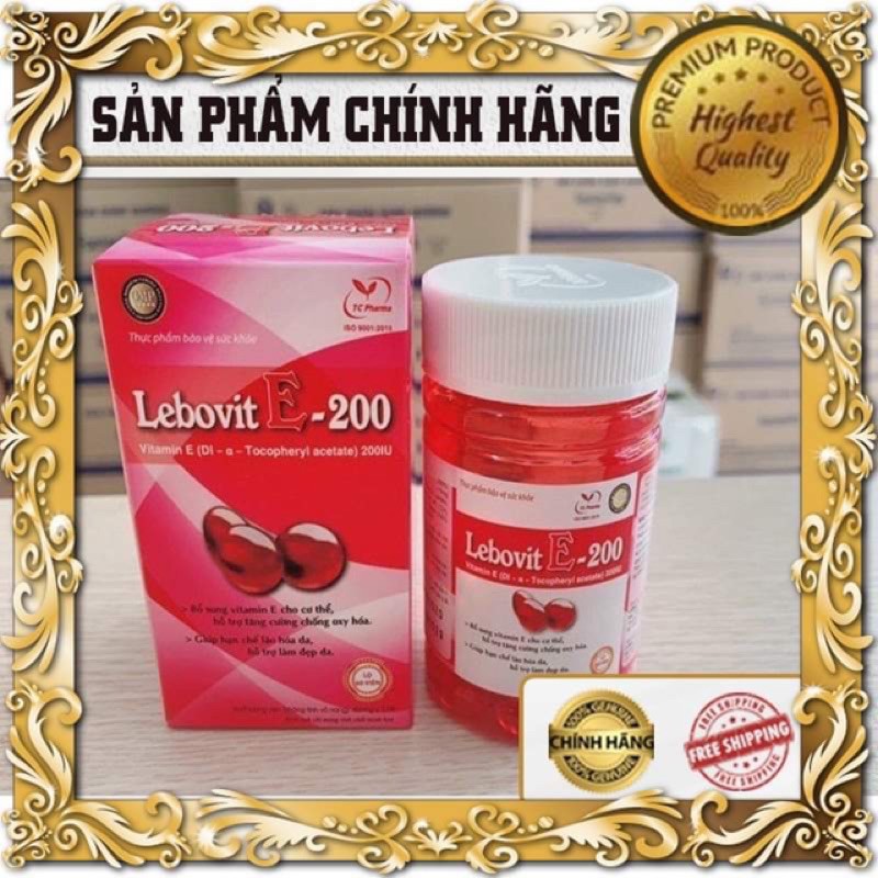 [ chống lão hóa , đẹp da ] Vitamin E kết hợp tin dầu hoa anh thảo 60vien 460mgh